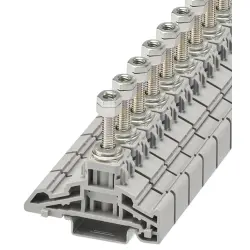 High current connector, bolt connection, 35 mm², 1 pole, 125 A, 8 kV, gray, 1056836