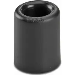 Cable protection end grommet, (L) 20 mm, mounting Ø 15.8 mm, PA, black, for protective hoses, 3240983