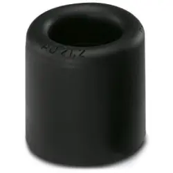 Cable protection end grommet, (L) 21 mm, mounting Ø 21.2 mm, PA, black, for protective hoses, 3240984