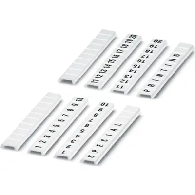 Marking strip, 10 pieces, 31-40, 3.5 mm for connection terminal, 0801406:0031 - 1
