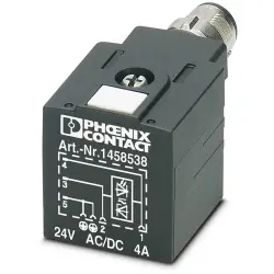 Valve connector, DIN shape A, 3 pole, 24 V, 1458538