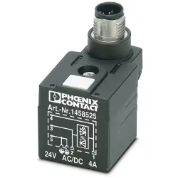 Valve connector, DIN shape A, 3 pole, 24 V, 1458525