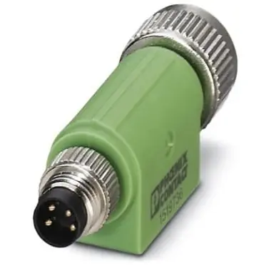 Adapter, M8 (4 pole, plug) to M12 (4 pole, socket), straight, 1519736 - 1