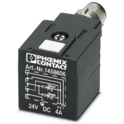 Valve connector, DIN shape A, 5 pole, 24 V, 1458606