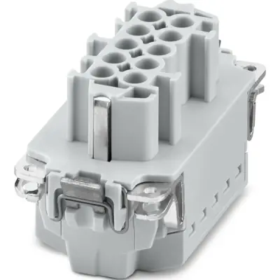 Socket contact insert, 10B, 10 pole, push-in, with PE contact, 1350017 - 1