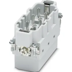 Pin contact insert, 16B, 6 pole, push-in, with PE contact, 1031082