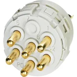 Pin insert, solder cup for circular connector, 1240471