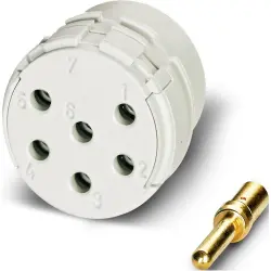 Pin insert, crimp connection for circular connector, 1242198