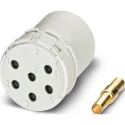 Socket insert, crimp connection for circular connector, 1240541