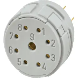 Socket insert, solder cup for circular connector, 1240713
