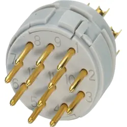 Pin insert, solder cup for circular connector, 1240736