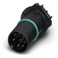 Plug, M12, 8 pole, solder connection, push-in, straight, 1457555