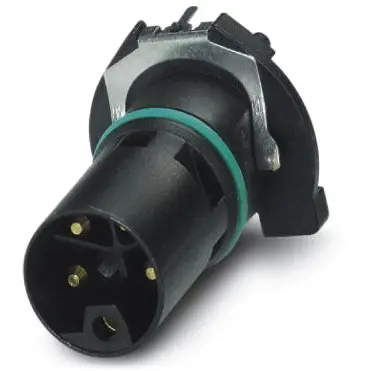 Plug, M12, 5 pole, solder connection, push-in, straight, 1421314 - 1