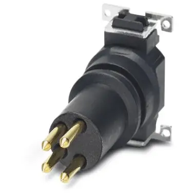Plug, M8, 4 pole, SMD, push-in, straight, 1412226 - 1