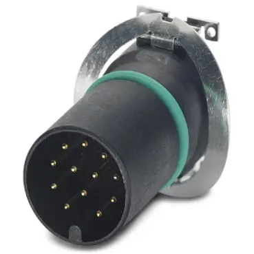 Plug, M12, 12 pole, SMD, screw locking, straight, 1412015 - 1