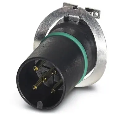 Plug, M12, 5 pole, SMD, screw locking, straight, 1412012 - 1