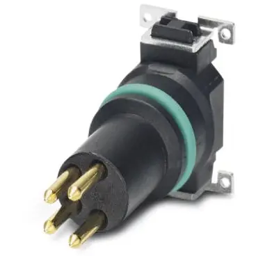 Plug, M8, 4 pole, SMD, push-in, straight, 1412234 - 1