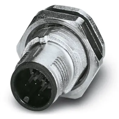 Plug, M12, 5 pole, solder connection, SPEEDCON locking, straight, 1553048 - 1