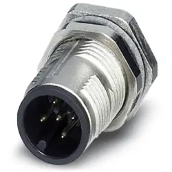 Plug, M12, 5 pole, solder pins, SPEEDCON locking, straight, 1551833