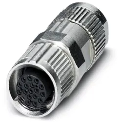 Jack, M12, 17 pole, SPEEDCON locking, straight, 1559644