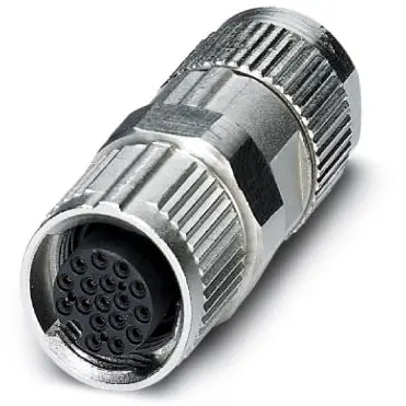 Jack, M12, 17 pole, SPEEDCON locking, straight, 1559644 - 1