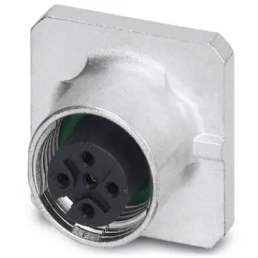 Plug, M12, 5 pole, solder pins, screw locking, straight, 1456446 - 1