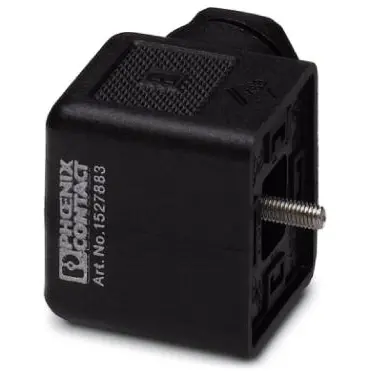 Valve connector, DIN shape A, 4 pole, 250 V, 0.34-1.5 mm², 1527883 - 1