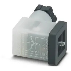 Valve connector, DIN shape CI, 3 pole, 230 V, 0.25-0.5 mm², 1452314