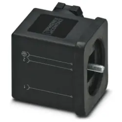 Valve connector, DIN shape A, 3 pole, 230 V, 0.25-1.5 mm², 1452123