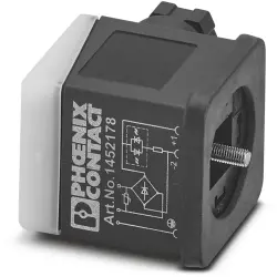 Valve connector, DIN shape A, 5 pole, 24 V, 0.25-1.5 mm², 1457908