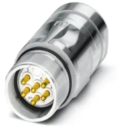 Plug, M23, 7 pole, crimp connection, SPEEDCON locking, straight, 1620165