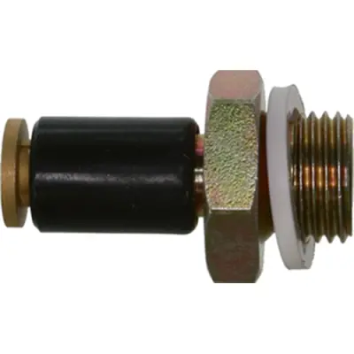 Screw-in push-in connector, L 18 mm, for 4 x 1 and 4 x 0.65 tubing, 52.170 - 1