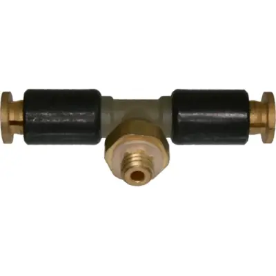 Swivel screw connection, L 34 mm, for 4 x 1 and 4 x 0.65 tubing, 52.100 - 1