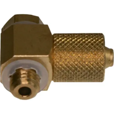 Swivel screw connection, brass, for 5 x 1 tubing, 50.130 - 1