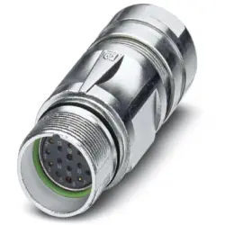Jack, M23, 19 pole, crimp connection, SPEEDCON locking, straight, 1624006