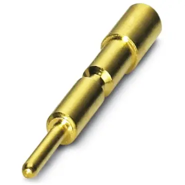 Pin contact, 0.14-1.0 mm², AWG 26-18, crimp connection, gold-plated, 1409082 - 1