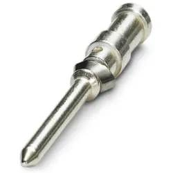 Pin contact, 1.5 mm², AWG 16, crimp connection, silver-plated, 1663378