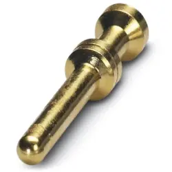 Pin contact, 0.5 mm², AWG 20, crimp connection, gold-plated, 1674804