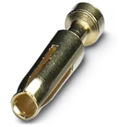 Receptacle, 0.5 mm², AWG 20, crimp connection, gold-plated, 1585773