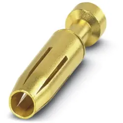 Receptacle, 0.75-1.0 mm², AWG 18, crimp connection, gold-plated, 1674833