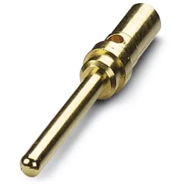Pin contact, 0.08-0.12 mm², AWG 28-26, crimp connection, gold-plated, 1418784 - 1