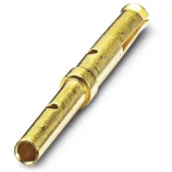 Receptacle, 0.08-0.34 mm², AWG 28-22, crimp connection, gold-plated, 1418790