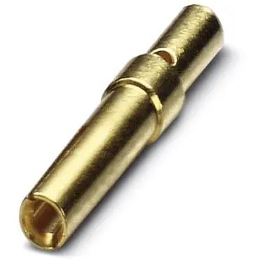 Receptacle, 0.08-0.12 mm², AWG 28-26, crimp connection, gold-plated, 1418787 - 1