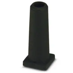 Cable grommet, cable Ø 6.5 mm, L 25 mm, black, 1419790