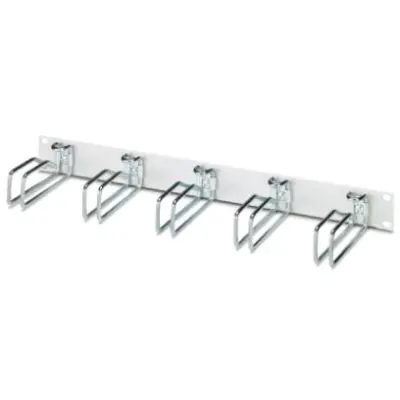 Shunting distributor, 19 inch, (W x H) 482.6 x 44.45 mm, gray, 1409283 - 1