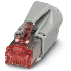 Plug, RJ45, 8 pole, 8P8C, Cat 6, IDC connection, 1414382