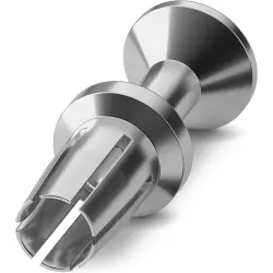 Receptacle, 6.0 mm², AWG 10, crimp connection, silver-plated, 1556218