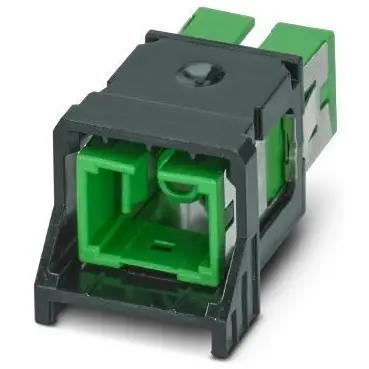 FO socket, SC, singlemode, ceramic, silver, 1041800 - 1