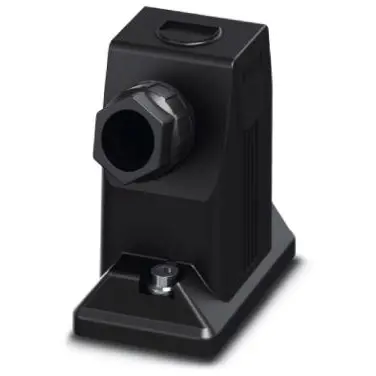Grommet housing, size B6, PA, M20, angled, screw locking, IP66/IP67, 1404224 - 1