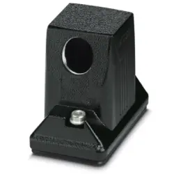 Grommet housing, size B6, die-cast aluminum, M25, angled, screw locking, IP66/IP68/IP69, 1420898